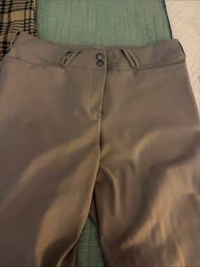 Women's Smooth Front Dress Pants in Taupe